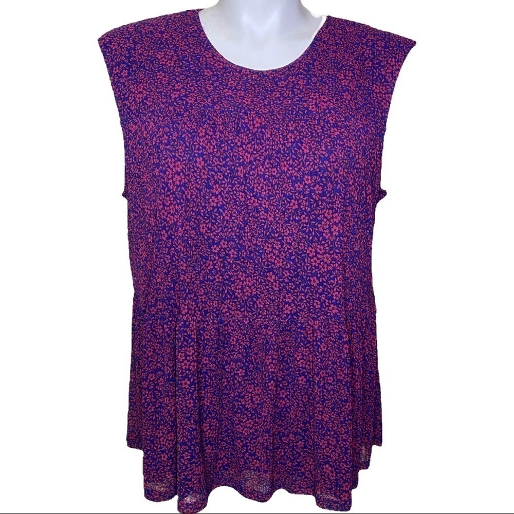 Juicy Couture Floral Blouse Size XXL - Picture 1 of 6